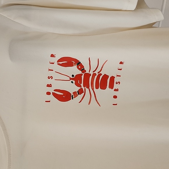 Cream Lobster Graphic T-Shirt, Xl - Picture 2 of 5